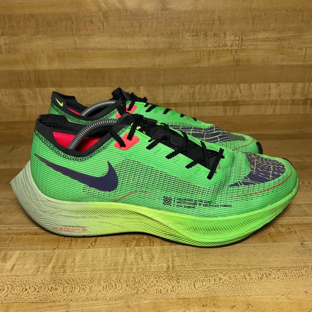 Nike ZoomX Vaporfly Next% 2 Ekiden Green Crimson Running Shoes DZ4779-304 12.5